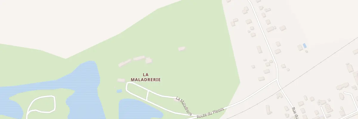 Plan du 2 La Maladrie à Fréteval