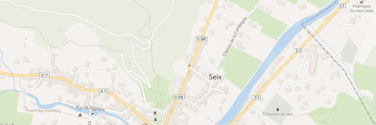 Plan du 41 Rue du Fons de Seix à Seix