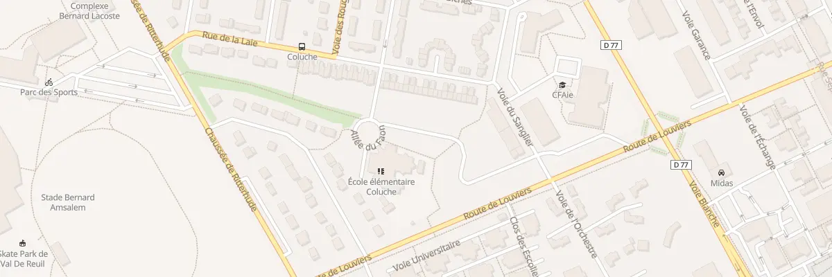 Plan du 27 Rue Renard à Val-de-Reuil