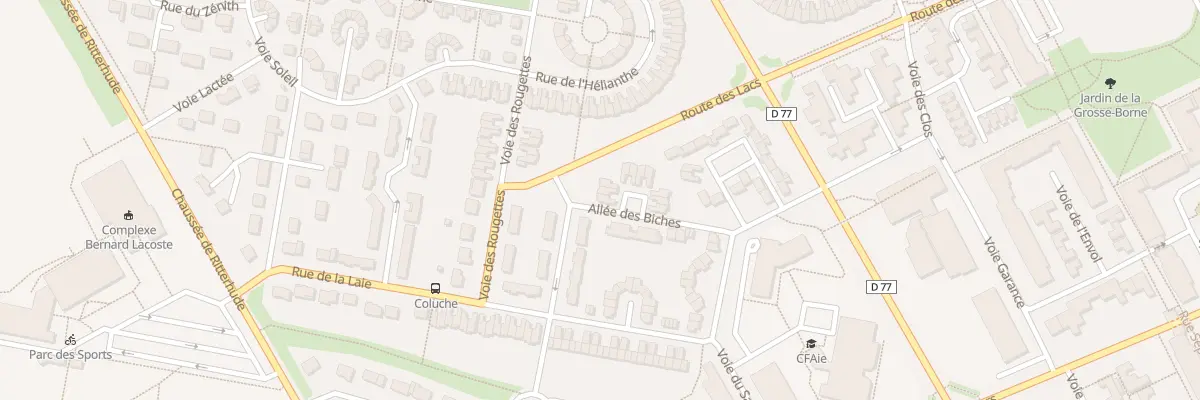 Plan du 1 All des Biches à Val-de-Reuil