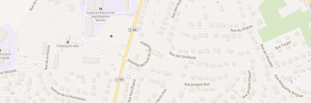 Plan du 7 Imp Bernard de Ventadour à Saint-Yrieix-la-Perche