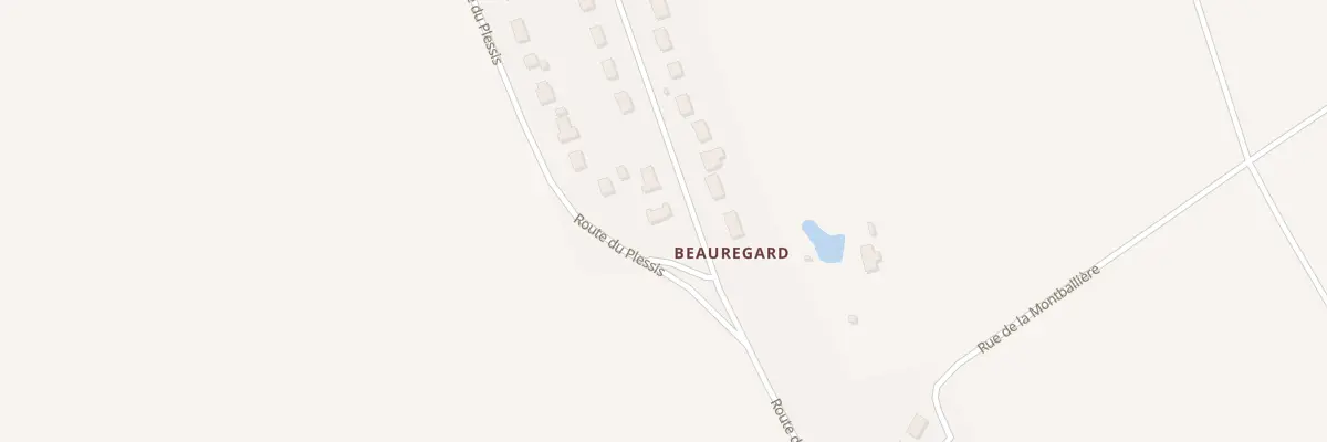 Plan du 1 Imp de Beauregard à Fréteval