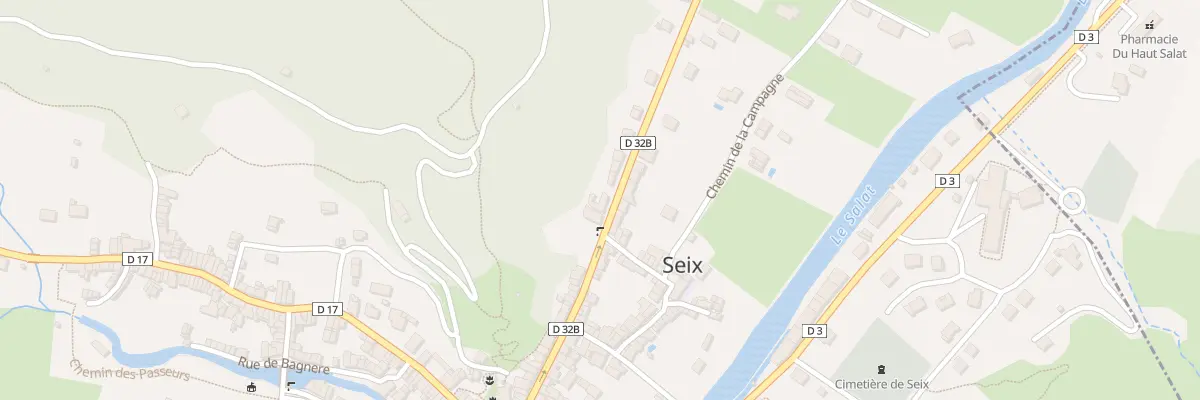 Plan du 43 Rue du Fons de Seix à Seix