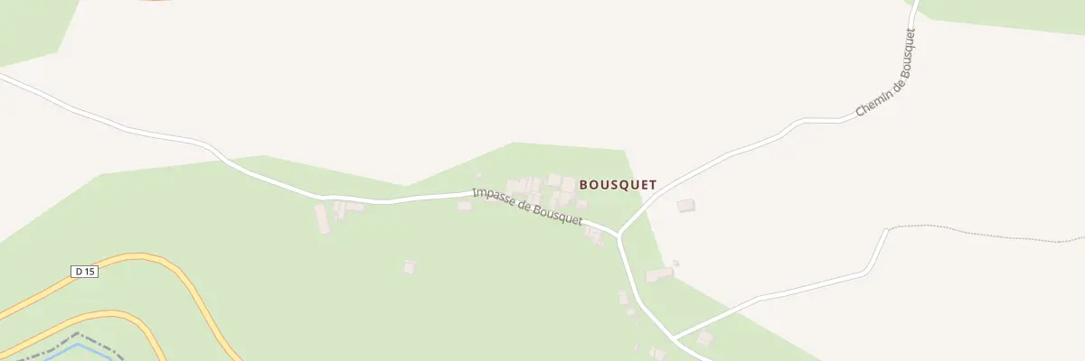 Plan du 22 Bousquet Hameau à Mérigon