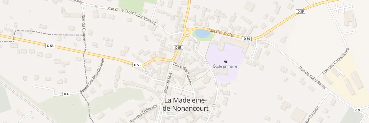 Plan du 34 Pl des Tilleuls à La Madeleine-de-Nonancourt
