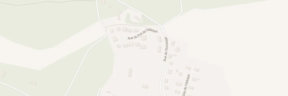 Plan du 3 Rue du Pré de l’Abbaye à Huest