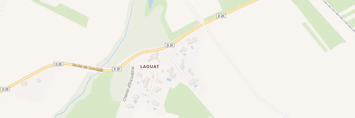 Plan du 122A Pont de Laouat à Launac