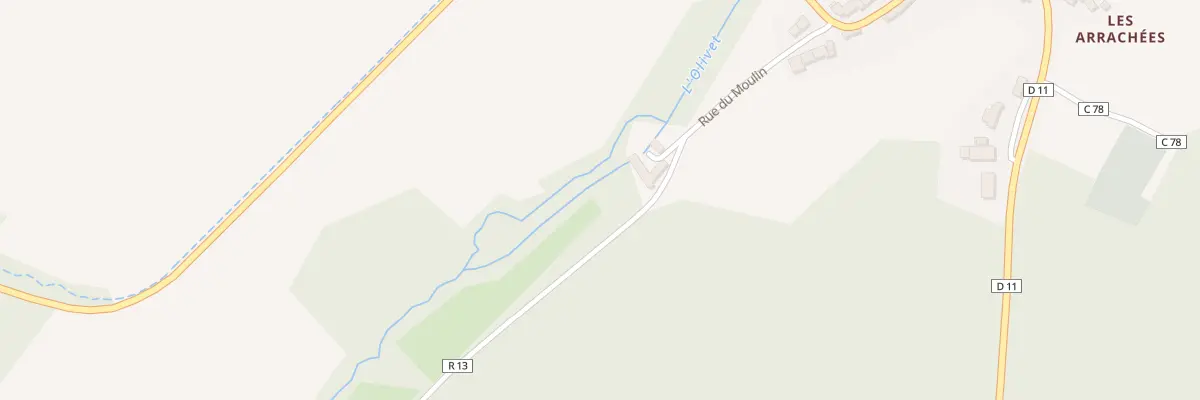 Plan du 6 Rue du Moulin à Beaumont-Village