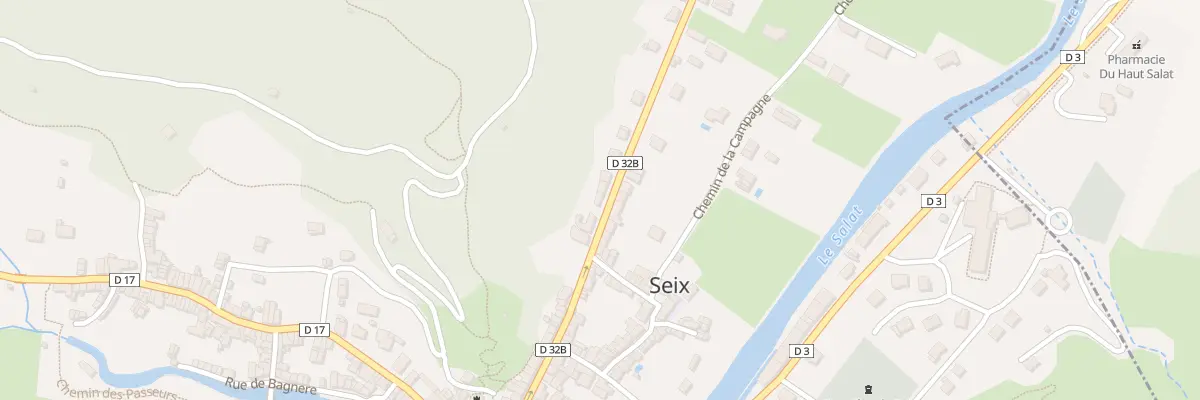 Plan du 45 Rue du Fons de Seix à Seix