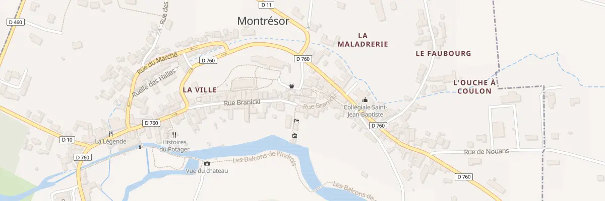 Plan du 27 Rue Xavier Branicki à Montrésor