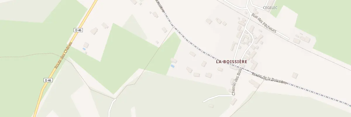 Plan du 1927 Rte de la Boissière aux Farges