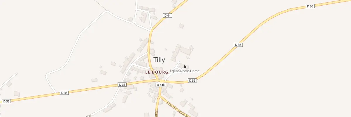 Plan du 7 Pl de l’Eglise à Tilly