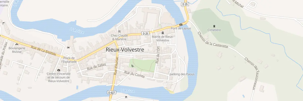 Plan du 6 Rue du Four à Rieux-Volvestre