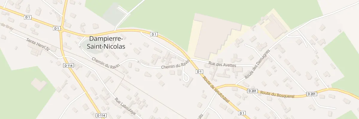 Plan du 344 Rte de Neufchatel à Dampierre-Saint-Nicolas
