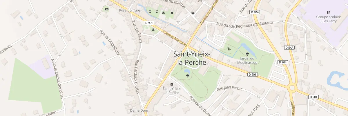 Plan du 62 Bd de l’Hôtel de Ville à Saint-Yrieix-la-Perche