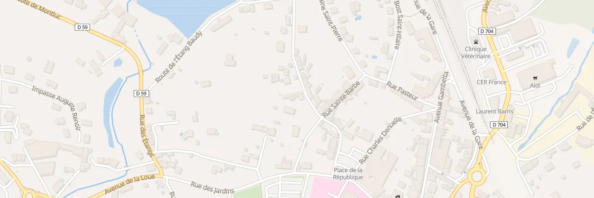 Plan du 21 Fg de la Garanne à Saint-Yrieix-la-Perche