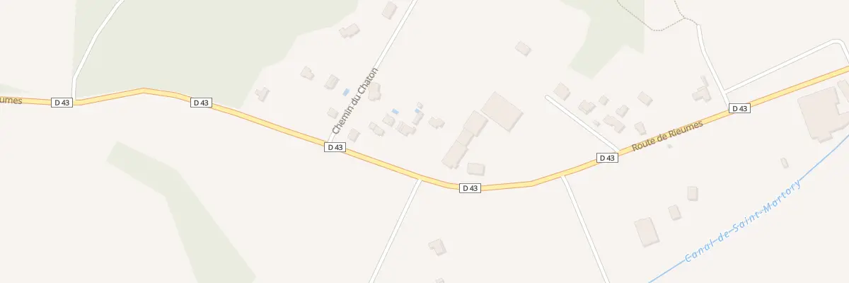 Plan du 140 Rte de Rieumes à Lherm