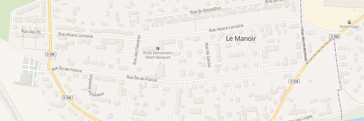 Plan du 5B Rue Alsace Lorraine au Manoir