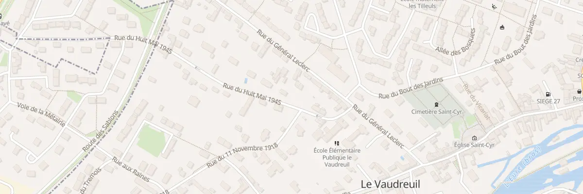 Plan du 6 Rue du Huit Mai au Vaudreuil