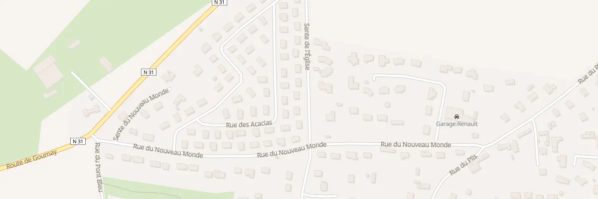 Plan du 407 Sen de l’Eglise à Saint-Jacques-sur-Darnétal