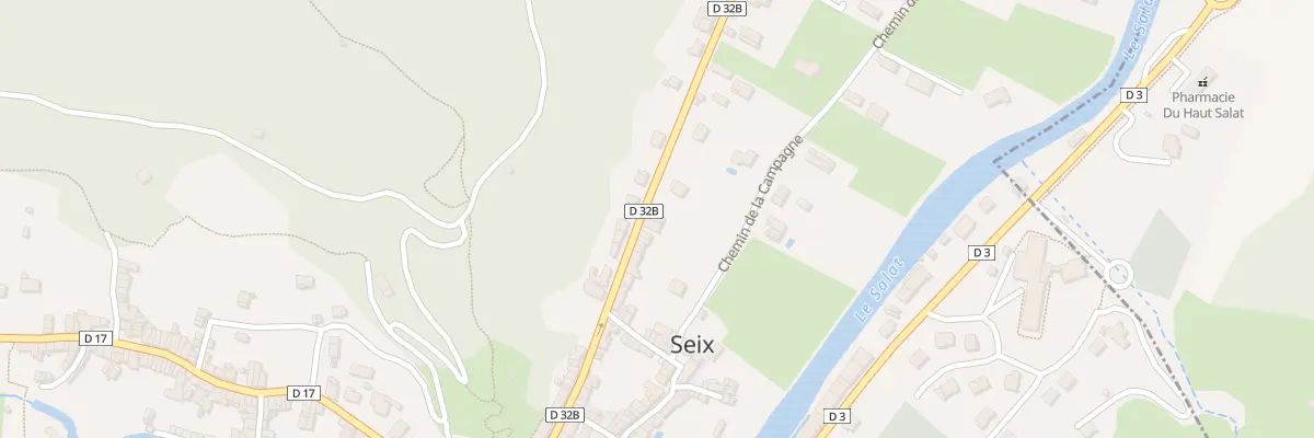 Plan du 62 Rue du Fons de Seix à Seix