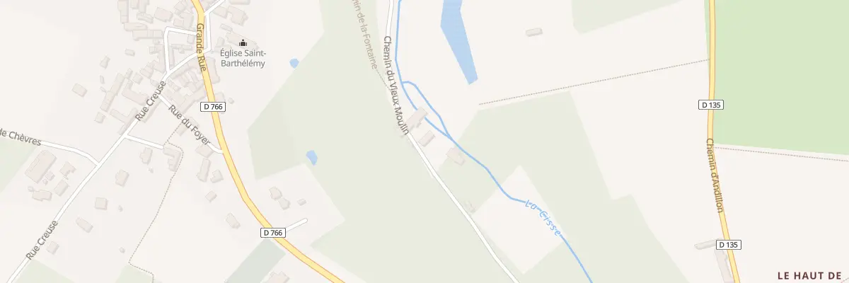 Plan du 9 Che du Vieux Moulin à Valencisse