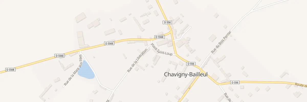 Plan du 5 Pl Saint Loup à Chavigny-Bailleul