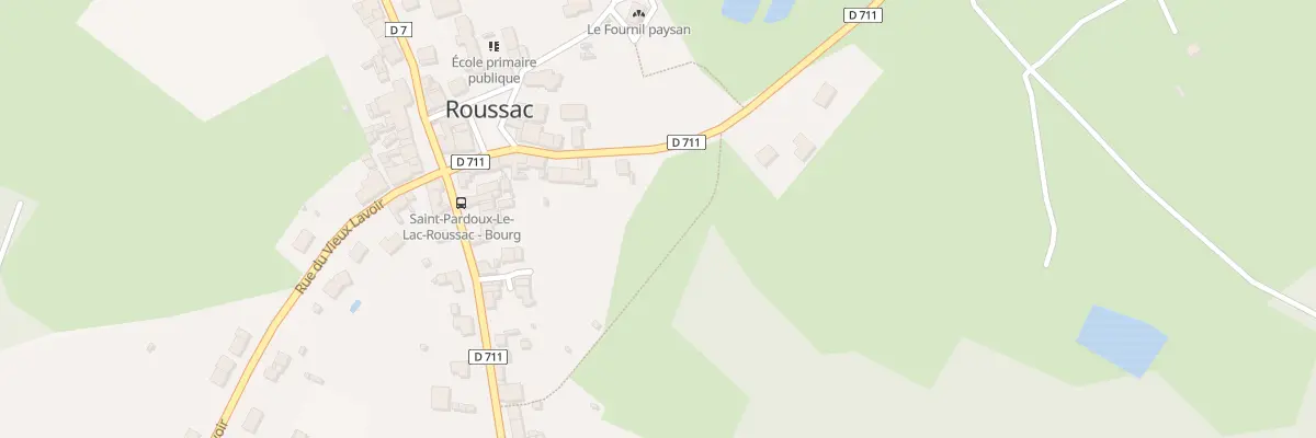 Plan du 28 Rue de la Fontaine à Saint-Pardoux-le-Lac