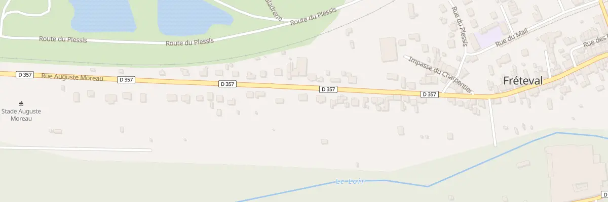 Plan du 37 Rue Auguste Moreau à Fréteval