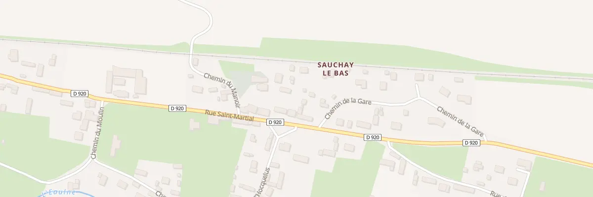 Plan du 12 Rue Saint Martial à Sauchay