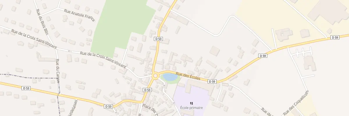 Plan du 3 Rue des Écoles à La Madeleine-de-Nonancourt