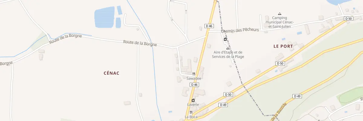 Plan du 56 Le Couderc à Cénac-et-Saint-Julien
