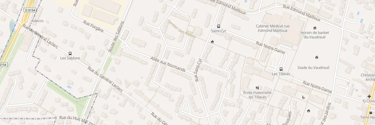 Plan du 15 Rue Saint Cyr au Vaudreuil