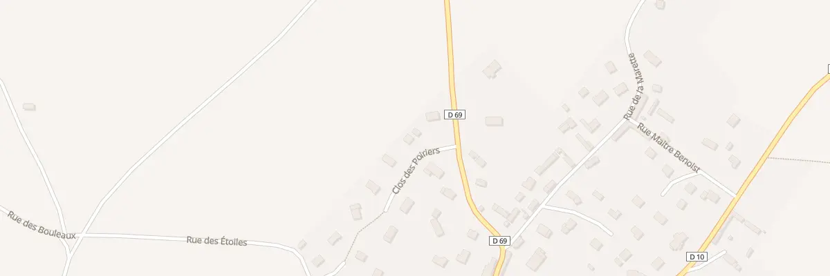 Plan du 2 Clos des Poiriers à Irreville