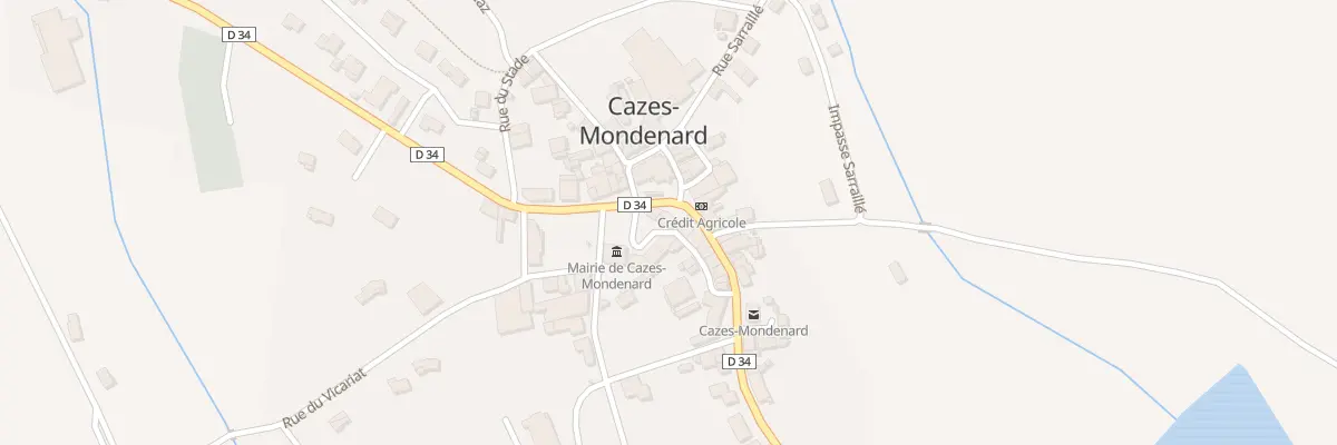 Plan du 4 Gr Grand Rue à Cazes-Mondenard
