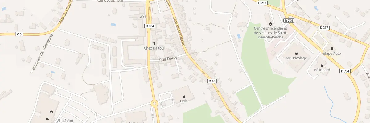 Plan du 6 Rue des Salines à Saint-Yrieix-la-Perche