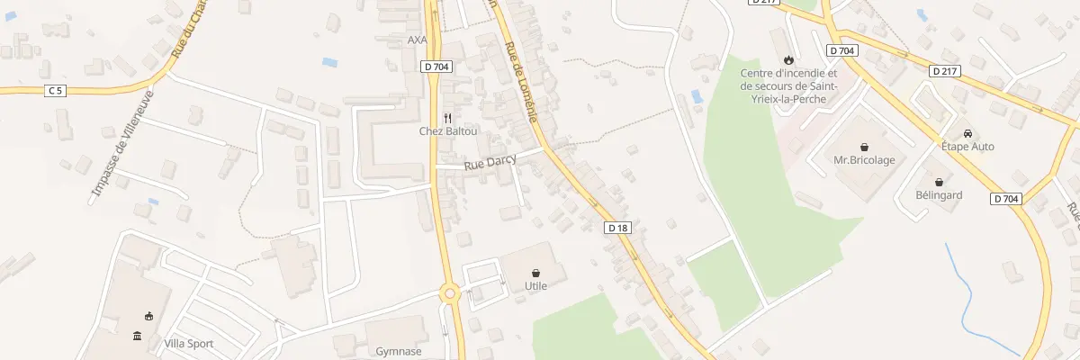 Plan du 8 Rue des Salines à Saint-Yrieix-la-Perche