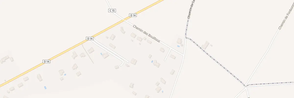 Plan du 116 Cr 1 des Bouillous à Saint-Porquier