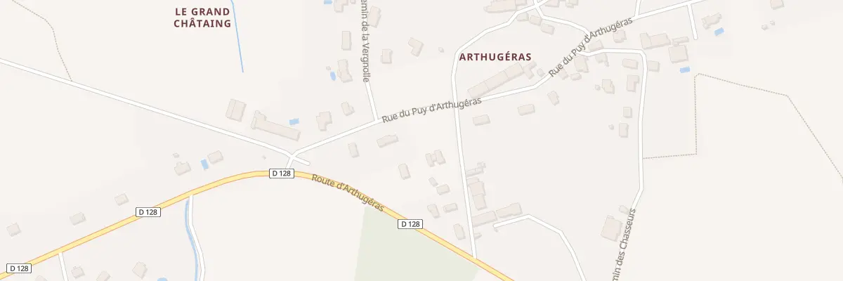 Plan du 6 Rue du Puy d’Arthugéras à Couzeix