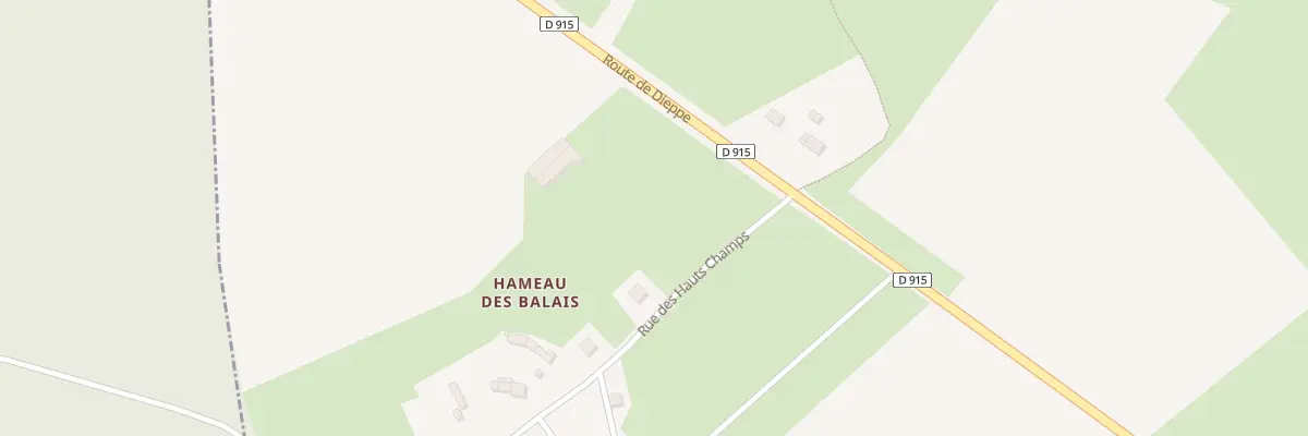 Plan du 1723 Rue des Hauts Champs à Saint-Pierre-Bénouville