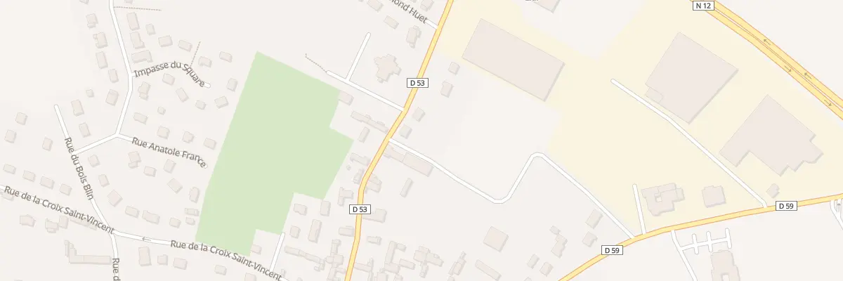 Plan de Rte de St Andre à La Madeleine-de-Nonancourt