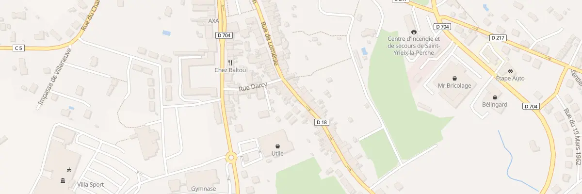 Plan du 12 Rue des Salines à Saint-Yrieix-la-Perche