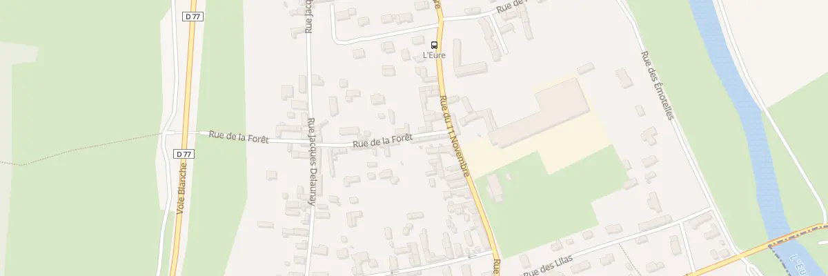 Plan du 1 Rue de la Foret à Léry