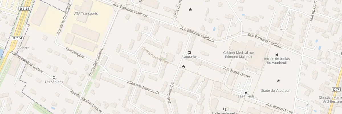 Plan du 19 Rue Saint Cyr au Vaudreuil