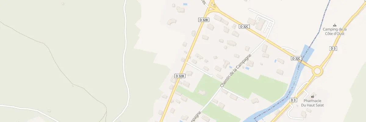 Plan du 5001 Rue du Fons de Seix à Seix