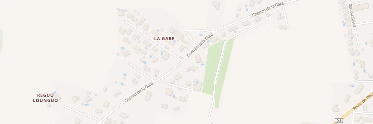 Plan du 735 Che de la Gare à Saint-Clar-de-Rivière