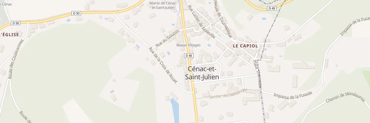 Plan du 292 Rue de la République à Cénac-et-Saint-Julien