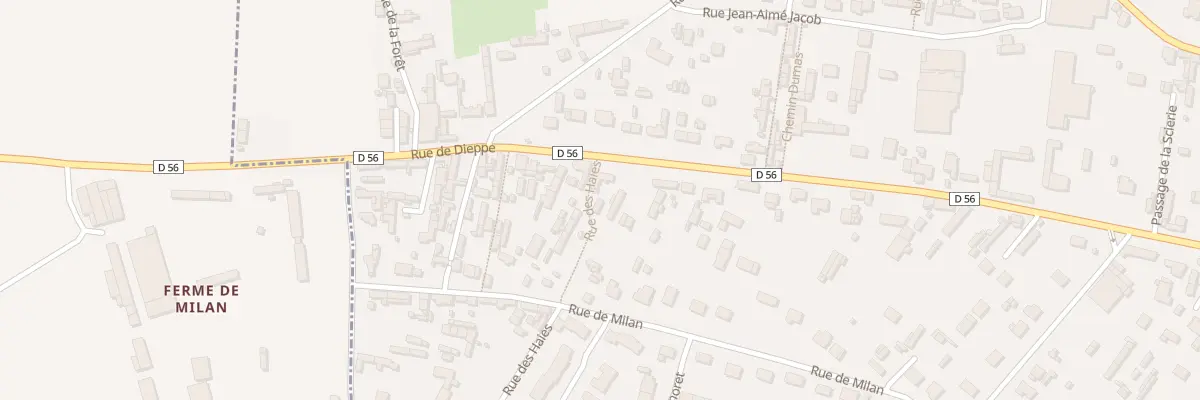 Plan du 409 Rue de Dieppe à Saint-Nicolas-d’Aliermont
