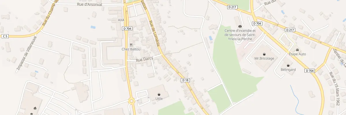 Plan du 5 Rue des Salines à Saint-Yrieix-la-Perche