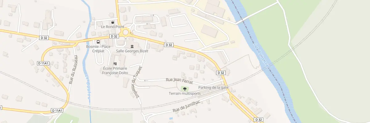 Plan du 12 Rue de la Gare à Bosmie-l’Aiguille